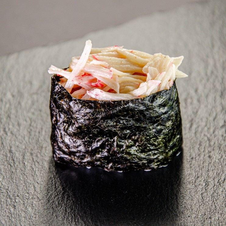 Гункан зі сніжним крабом 🌶️