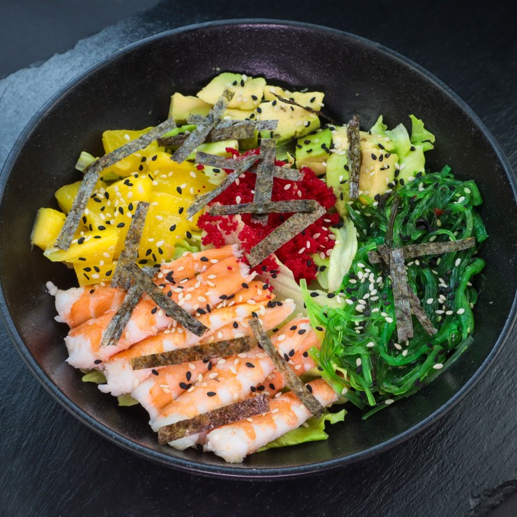 Поке-боул з креветкою