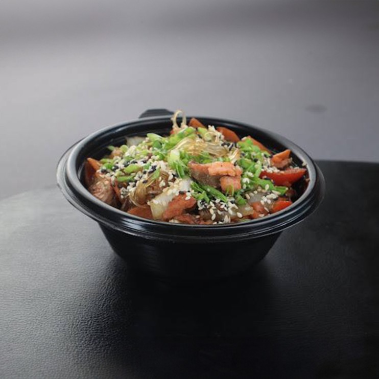 Лапша Фунчоза з лососем 🧄🌶️🌶️