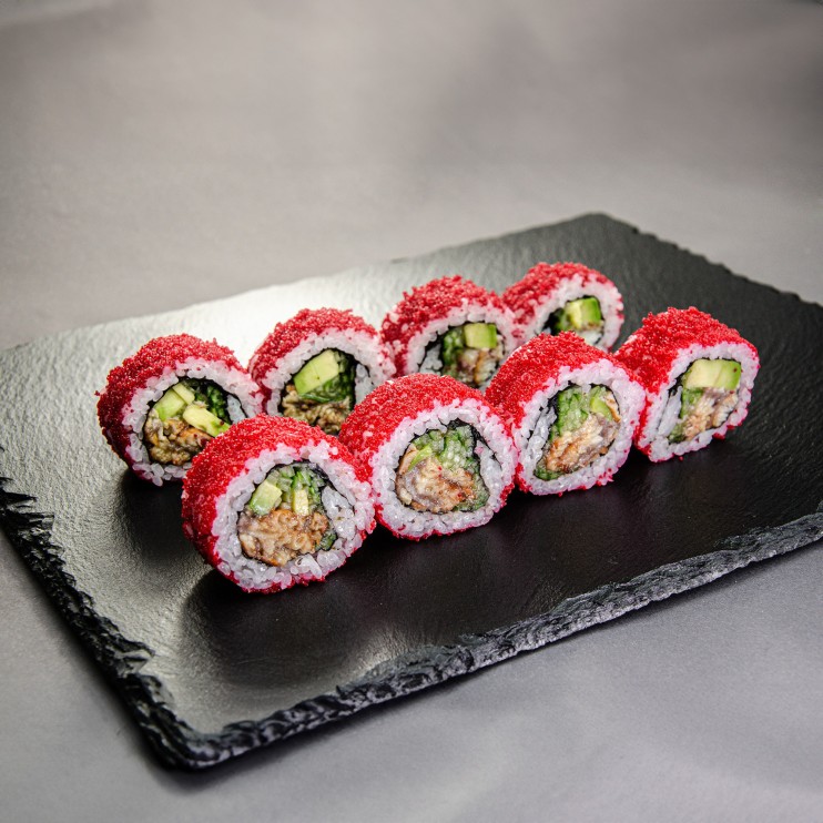 Roll Каліфорнія з вугрем в ікрі