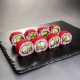Roll Каліфорнія тигровою креветкою в ікрі